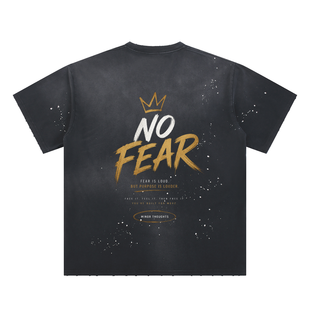 Minor Thoughts — NO FEAR Distressed Tee