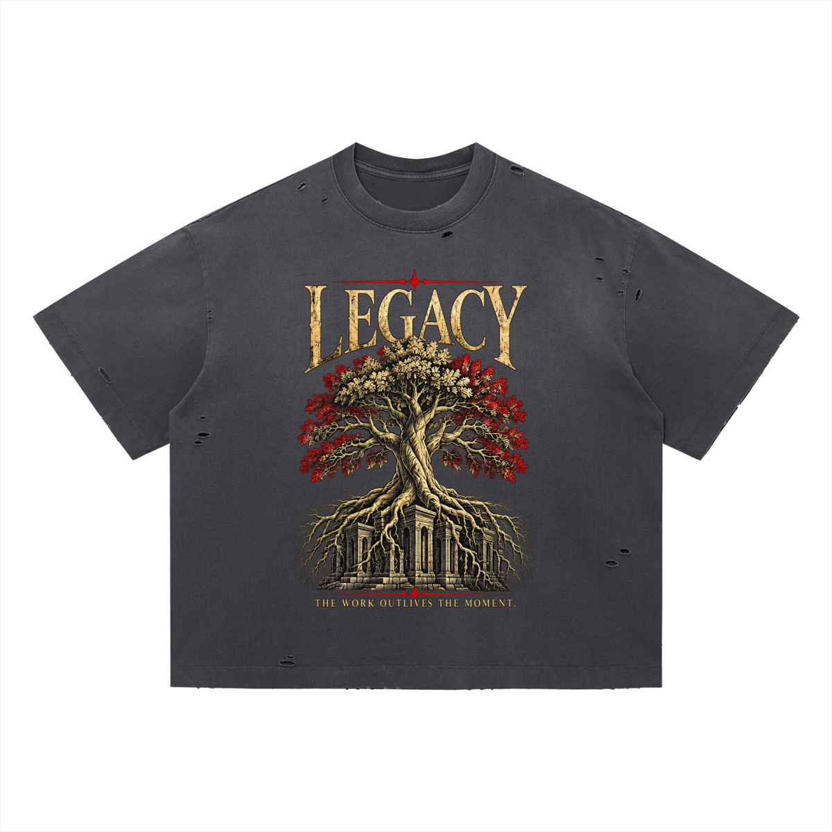 Legacy Collection | The Work Outlives the Moment Distressed Tee