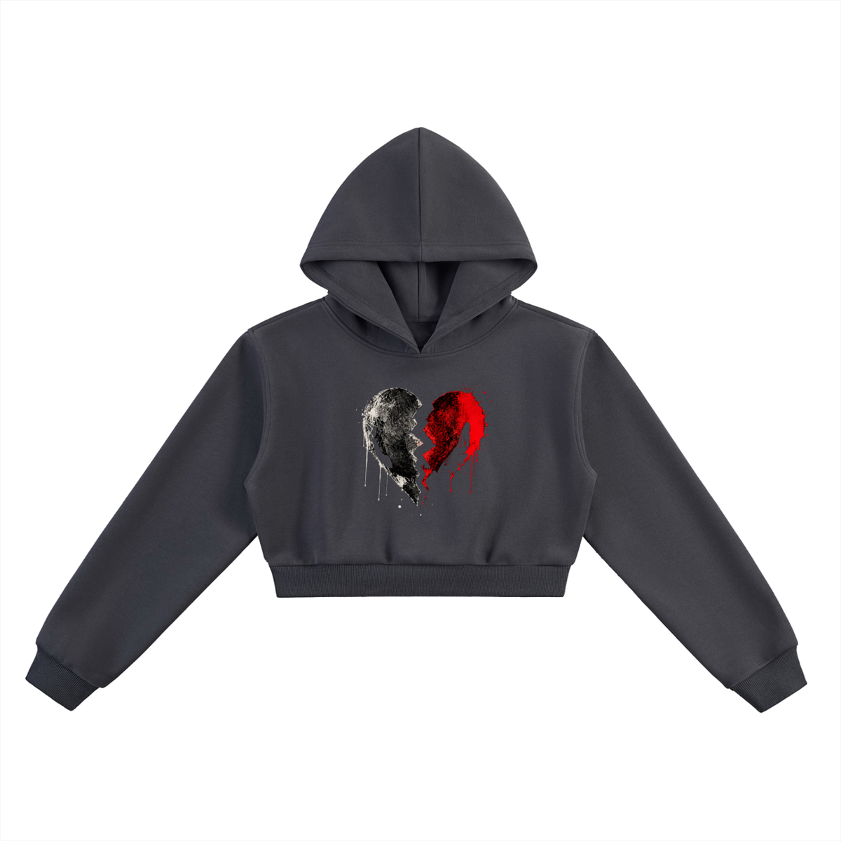Broken Love | Cropped Hoodie & Matching Sweatpants