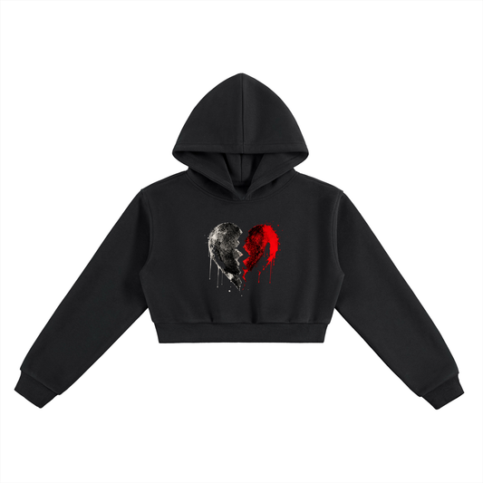 Broken Love | Cropped Hoodie & Matching Sweatpants
