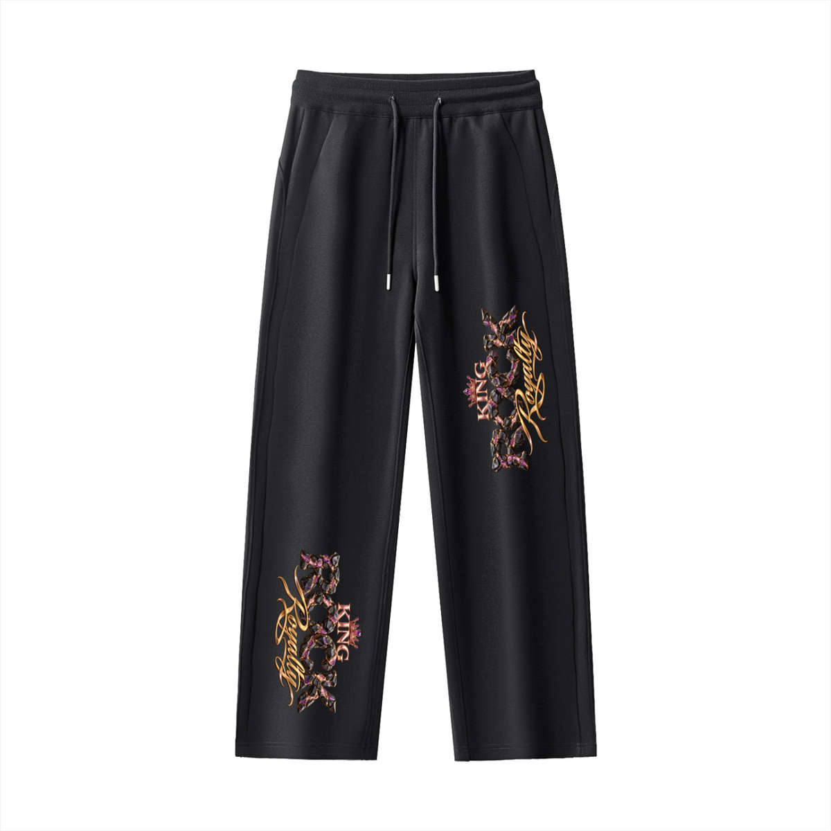 Women's Royalty | Love, Live, Laugh Cropped Zip-Up & Pants