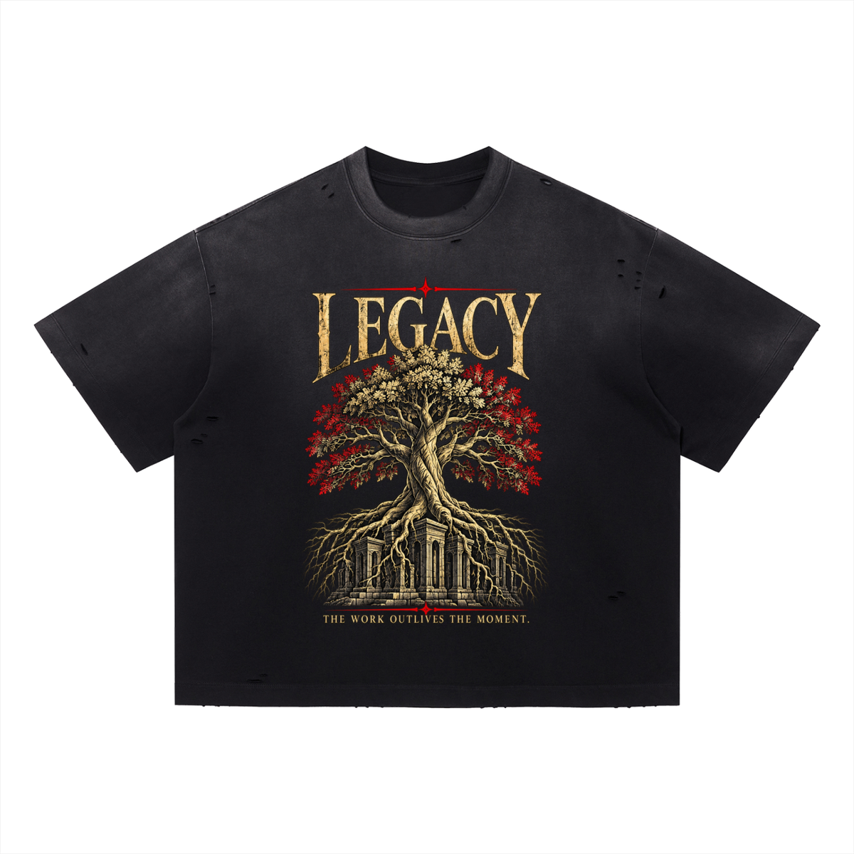 Legacy Collection | The Work Outlives the Moment Distressed Tee