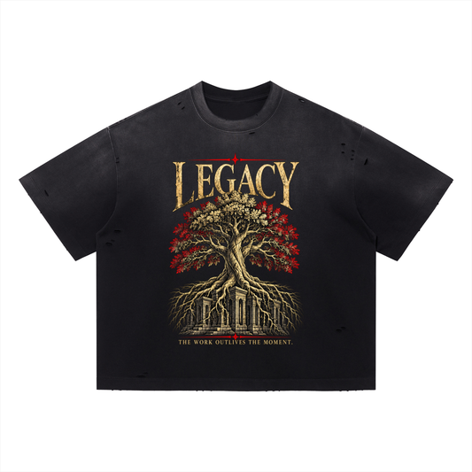 Legacy Collection | The Work Outlives the Moment Distressed Tee