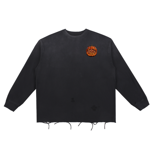 King Rock Royalty | Snow Wash Long-Sleeve Tee 01