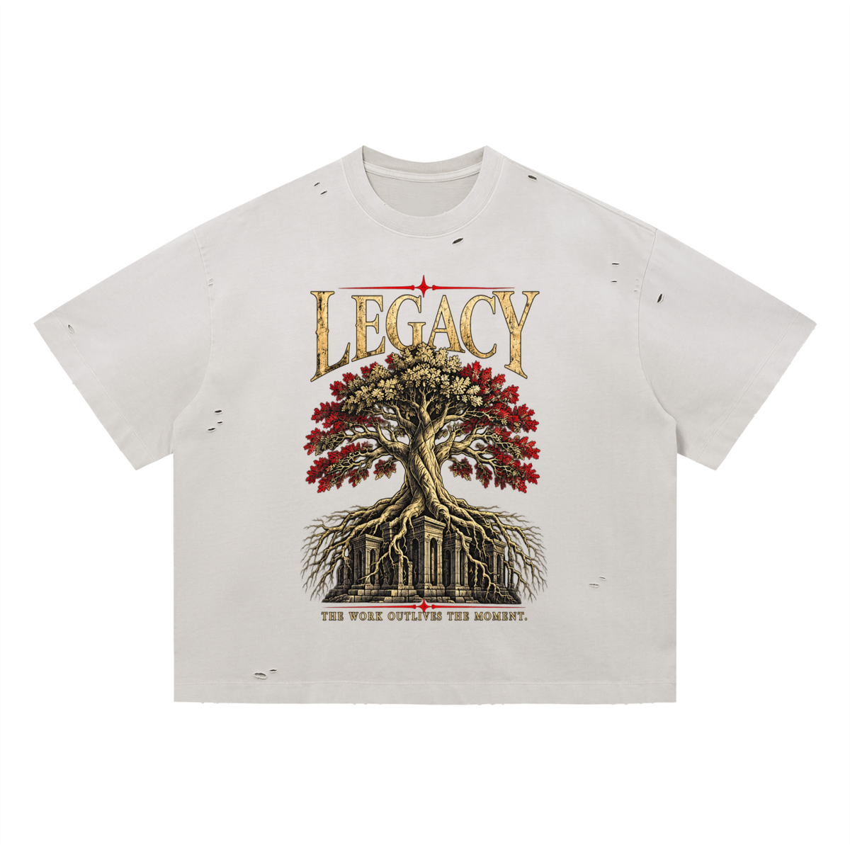 Legacy Collection | The Work Outlives the Moment Distressed Tee
